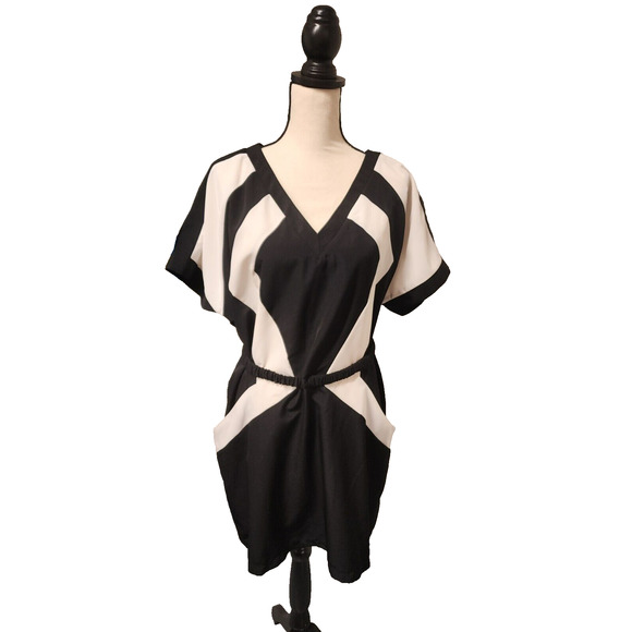 Michelle Parisou Dresses & Skirts - Michelle Parisou Size 48 XL Mini Dress Avant Garde Design Bold Innovative